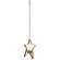 Hanging Tealight Metal Stars, 3 Asstd.