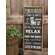 Porch Rules Wooden Sign