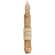 Burnt Ivory Taper Candle - 6"