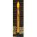 Burnt Ivory Taper Candle - 11"