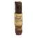 Primitive Drip Burnt Ivory Timer Candle - 4''