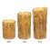 Burnt Ivory Drip Timer Pillar - 3" x 6"