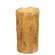 Burnt Ivory Drip Timer Pillar - 3" x 6"
