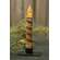 Burnt Ivory Candy Cane Timer Taper - 6"