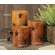 Star Timer Pillar in Burnt Ivory - 3" x 4"