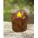 Mini Dripped Timer Pillar - Burnt Mustard - 1.5" Dia