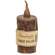 Twisted Flame Pillar - Burnt Mustard - 6" -