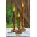 Twisted Flame Candlestick - Burnt Mustard - 8"