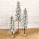 Snowy Bristle Pine & Boughs Tree w/Burlap Base, 45" QE152548;
