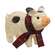 Winter Frosted Sisal Farmhouse Pig SHN4013;