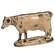Antiqued Resin Holstein Cow Figurine