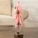 Pink Glittered Foamy Needle Pinecone Tree, 10"H 18463;
