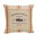 Pumpkin Patch Orange Ticking Stripe Pillow, 10" Sq. 19160;