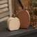 2 Set, Smooth Distressed Wooden Pumpkin Sitters