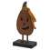 Primitive Wooden Smiling Jacko on Base