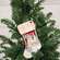 Woodland Deer & Snowflake Stocking Ornament 38781;