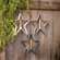 Star 4" Taper Holder - Stoneware Colors - 3 asst - 46353;