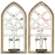 Architectural Arch Wall Vase - 2 Asst -