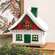 Frosted Winter Tealight Luminary Cottage 60520;