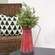 Green Splattered Red Ribbed Metal Water Pitcher 60526;
