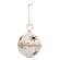 Gleaming Distressed White Metal Snowflake Jingle Bell, 8.25" x 11.5" 60529;