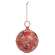 Gleaming Distressed Red Metal Snowflake Jingle Bell, 8.25" x 11.5" 60531;