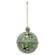 Gleaming Distressed Green Metal Snowflake Jingle Bell, 5" x 7.25" 60533;