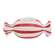 Red and White Striped Candy Taper Holder 65400;