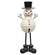 Distressed Metal Standing Top Hat Snowman 70209;