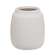 White Ceramic Wide Vase, 6.5"H 70222;