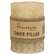 Basketweave Pillar Candle - 4"