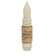 Rustic White Timer Taper - 4" -