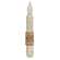 Rustic White Timer Taper - 6" -