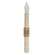 Rustic White Timer Taper - 9" -