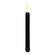Black Gloss Taper, 9 inch -