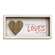 Slat Wood Heart Shadowbox, 3 Asstd.