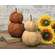 Mini Orange Chenille Pumpkin Stack
