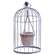 Wire Bird Cage with Jute and Cement Plant Holder, Large QX18209A;