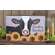 Cow & Sunflowers Country Sunshine Box Sign