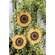3/Set, Wooden Sunflower Ornaments