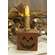 Jack O'Lantern Block Taper Holder