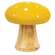 White Dotted Yellow Wood Mushrooms, 2/Set 38567;