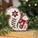 Laser Cut Poinsettia Squirrel Sitter 38663;