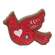 Laser Cut Snowflake Cardinal Sitter 38664;