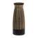 BoHo Etched Black Wooden Vase - 8" 60498;