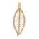 Natural Wood Laurel Leaf Wall Hanger, 17" 60507;