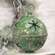 Gleaming Distressed Green Metal Snowflake Jingle Bell, 8.25" x 11.5" 60530;