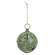 Gleaming Distressed Green Metal Snowflake Jingle Bell, 8.25" x 11.5" 60530;