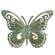 Distressed Metal Wall Butterfly, 4.5" x 3.5" 70201;