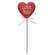 Metal Love You Conversation Heart Plant Stake 91172;